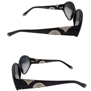 Louis Vuitton Black Speckling Acetate Frame Iris PM  display picture 2