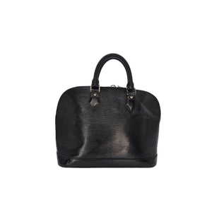 Louis Vuitton 2006 Black Epi Leather Alma PM Satchel - TheRelux.com