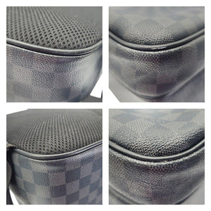 louis vuitton backpack michael dimensions LOUIS VUITTON Michael Backpack Graphite Damier Graphite