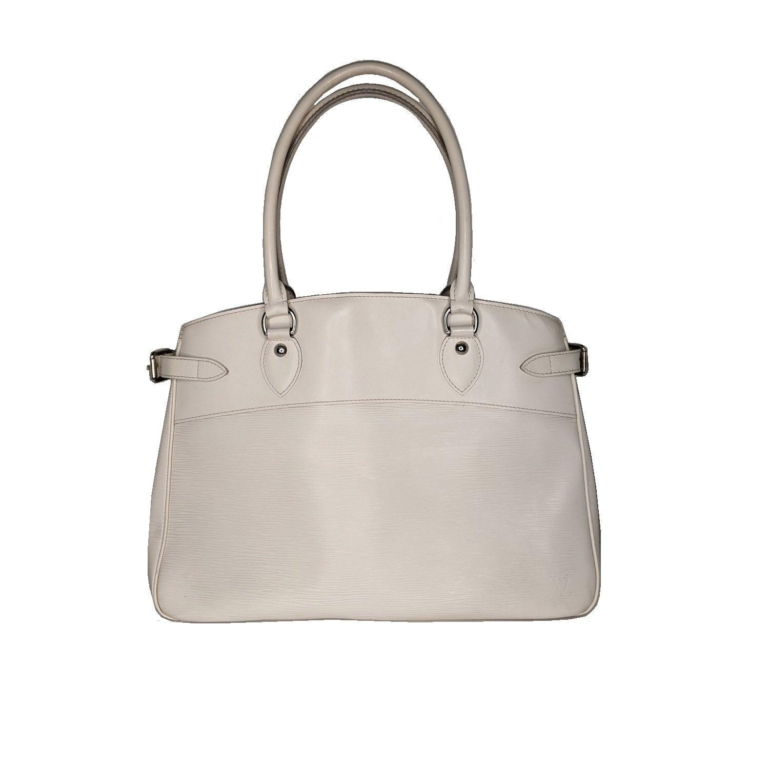 Louis Vuitton Ivorie EPI Leather Passy GM Handbag Satchel 