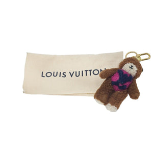 louis vuitton bear backpack Louis Vuitton Porte Cles Shearling LV Teddy Bear Bag Charm