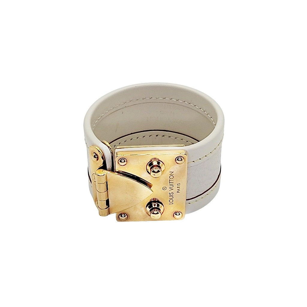 Louis Vuitton Suhali Serrure Wrap Bracelet - TheRelux.com