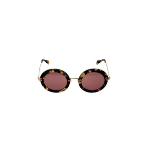 Miu Miu Tortoiseshell Sunglasses with Pink Case s-l400.jpg main image 2