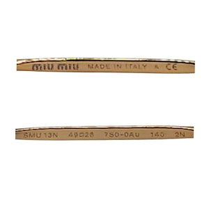 Miu Miu SMU 13N Round Tortoise Shell Sunglasses - TheRelux.com