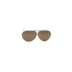 Porsche Design Gold Aviator Sunglasses - TheRelux.com display picture 1