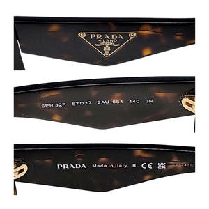 Prada SPR 32P Oversize Square Sunglasses - TheRelux.com