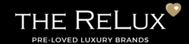 Logo of The ReLux with text 'Pre-Loved Luxury Brands' on a black background