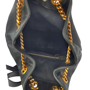 joe mini ysl lambskin backpack Saint Laurent Joe Drawstring Leather Backpack