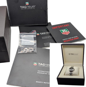 TAG HEUER Aquaracer WAF141C 10P diamond black Dial Quartz Ladies Watch_941312 TAG Heuer Aquaracer Diamond Dial Stainless Steel Women main image 3
