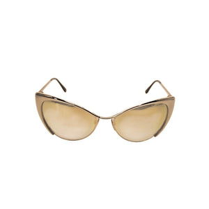 Tom Ford Nastasya TF304 Gold Gradient Cat Eye Sunglasses  display picture 3