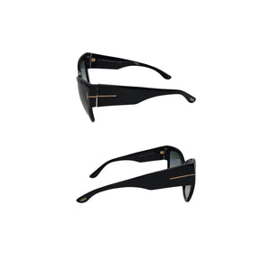 TOM FORD 
Acetate Anoushka Cat Eye Sunglasses TF371 Black Tom Ford Black Acetate Frame Cat-Eye Anoushka Sunglasses  main image 4