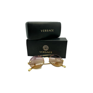 Versace VE2244 1002-78 Rimless Sunglasses - TheRelux.com display picture 1
