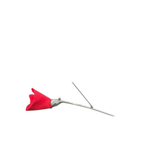 Tiffany & Co. Elsa Peretti Amapola Flower Brooch Sterling Silver