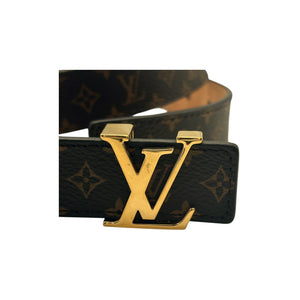 Louis Vuitton Mini Monogram 25mm LV Initials Belt 95/38  display picture 1