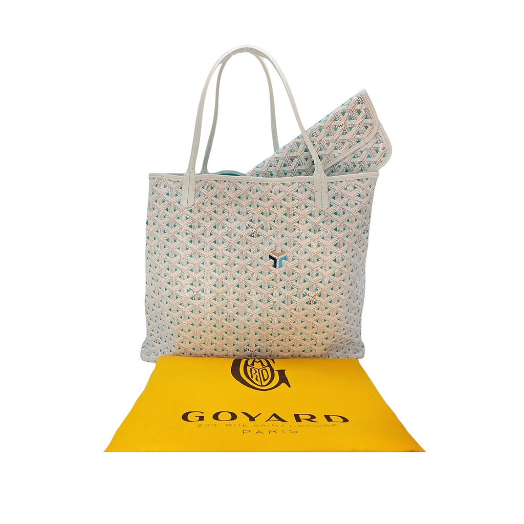 Goyard Reversible Goyardine Claire Voire Saint Louis GM w Pouch TheRelux