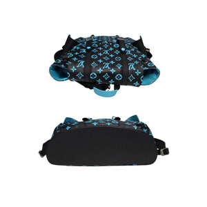louis vuitton christopher backpack blue Louis Vuitton Monogram Playground Christopher MM Hiking Backpack