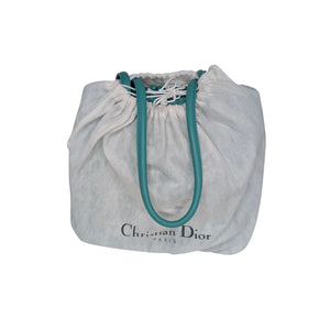Chanel 90s Blue Embroidered Lambskin Tassel Shopper - TheRelux.com