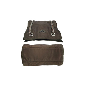 Prada Vintage Tessuto Nylon Catena Chain Shoulder Bag - TheRelux.com