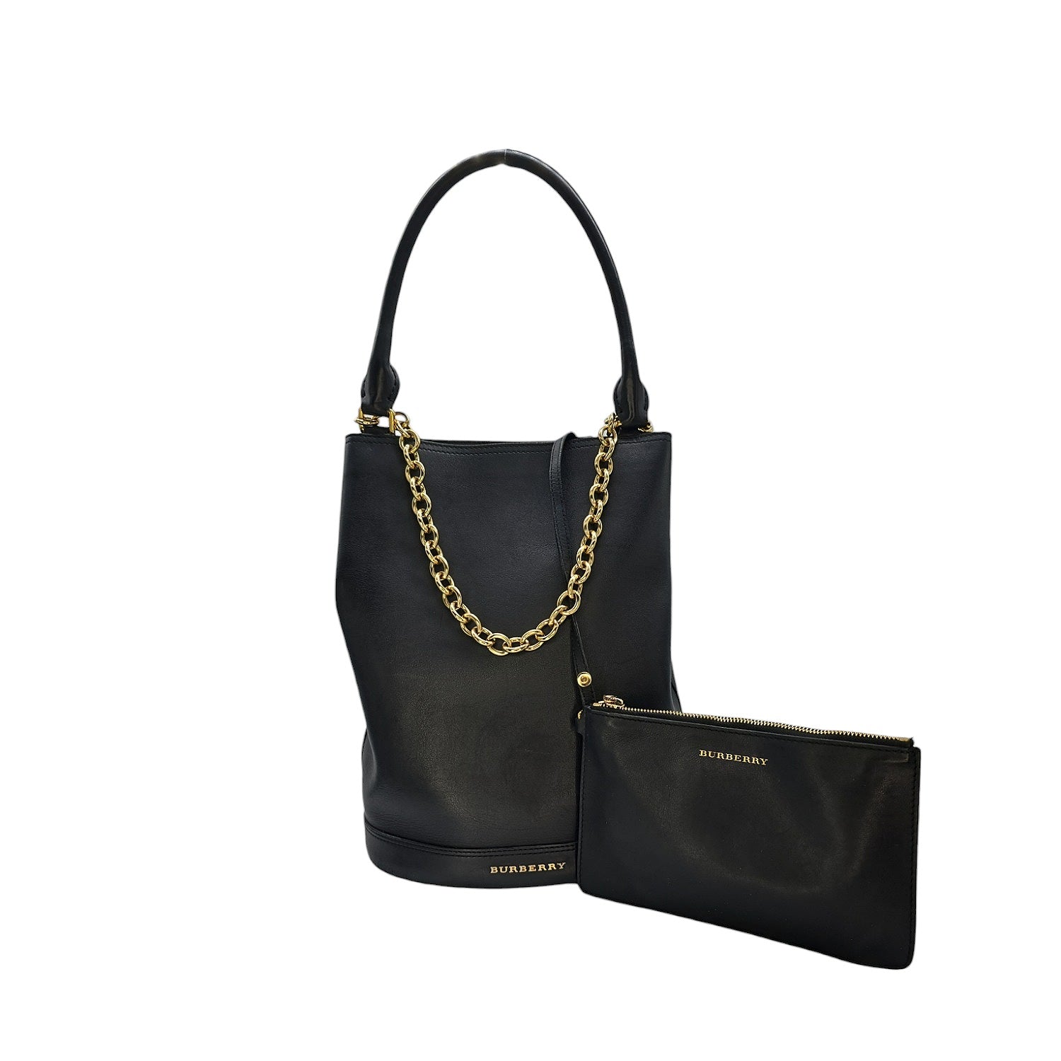 Burberry Prorsum Leather Bucket Bucket Bag - TheRelux.com