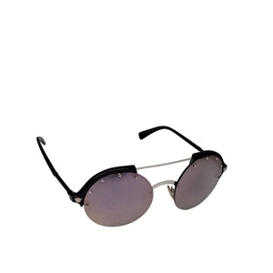 Versace Mod 4337 Mirrored Medusa Insignia Round Sunglasses  display picture 3