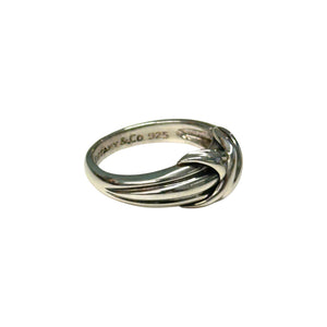 Tiffany & Co. シンプルリング Tiffany & Co. Sterling Silver Signature X Ring - Sz. 7.25