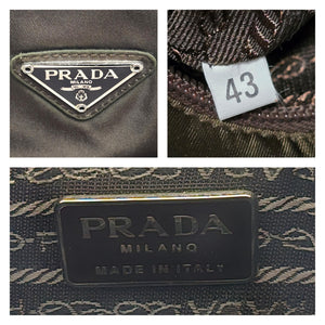 Prada Vintage Tessuto Nylon Catena Chain Shoulder Bag - TheRelux.com