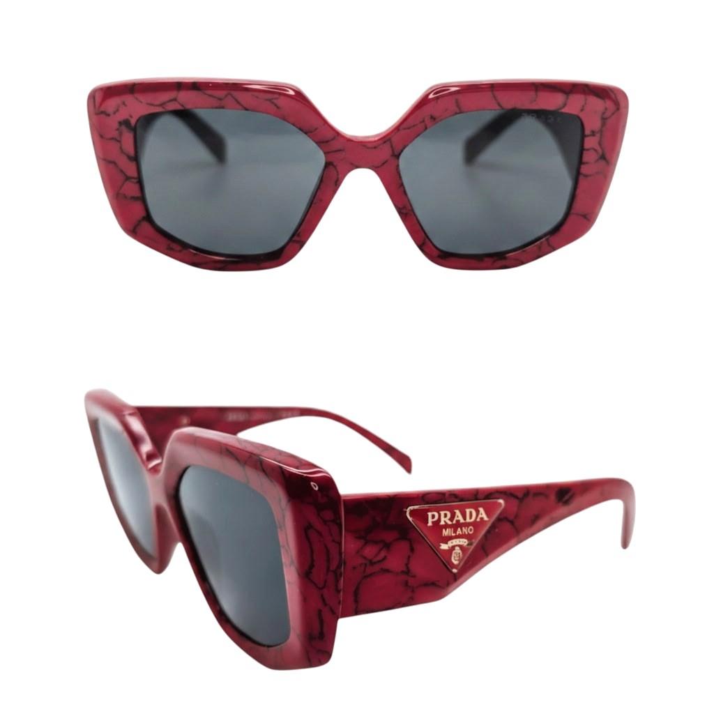 Prada SPR 14Z Cat Eye Sunglasses - TheRelux.com