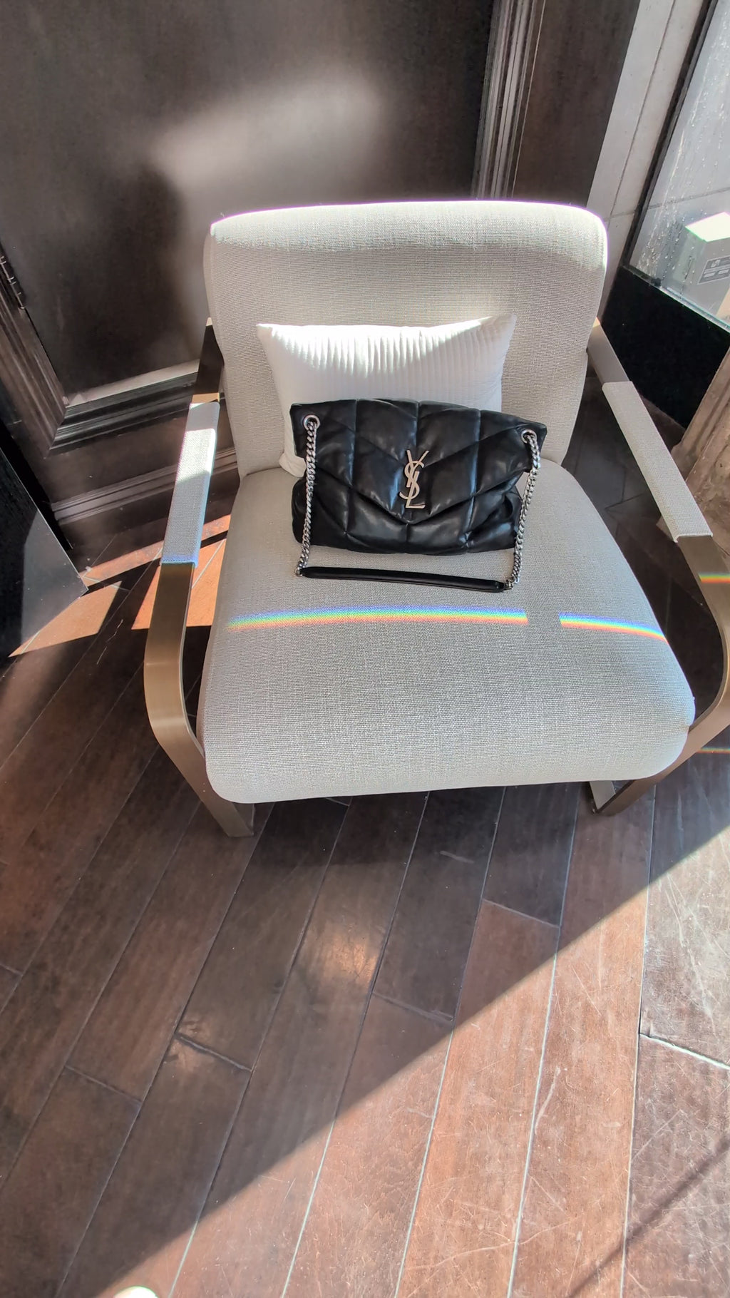 Saint Laurent Loulou Puffer YSL Monogram Flap Shoulder Bag