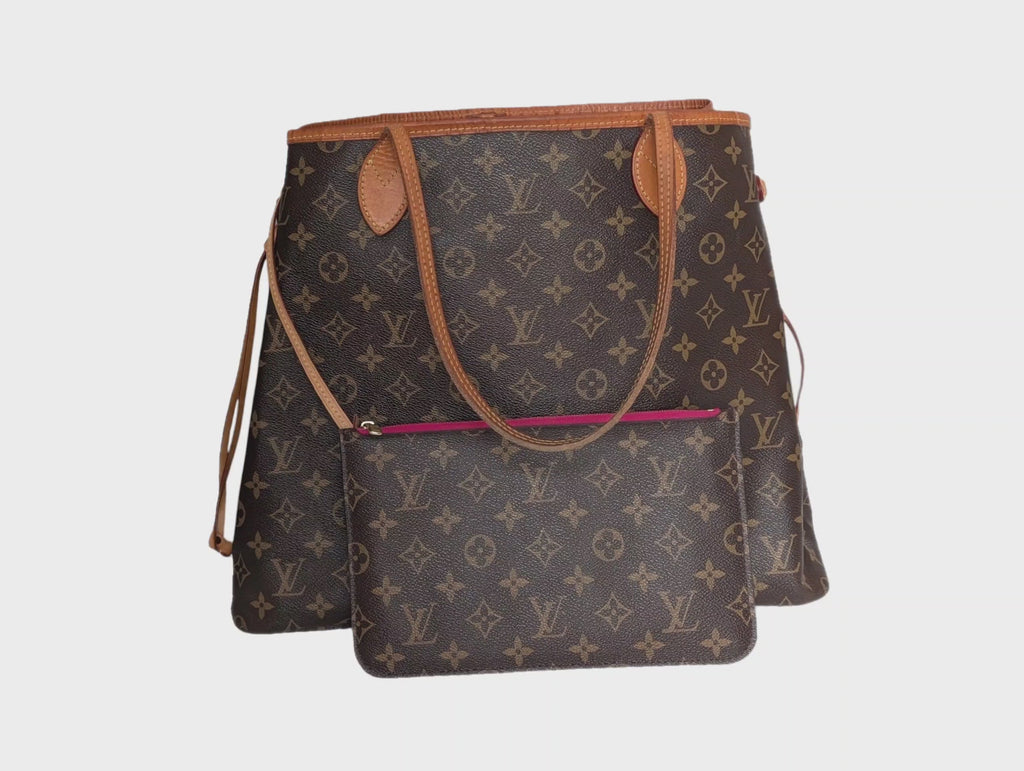 Louis Vuitton 2017 Monogram Canvas Neverfull GM Tote with Pouch