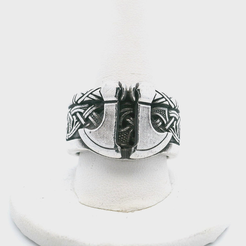 NightRider Einherjar Band Sterling Silver Ring