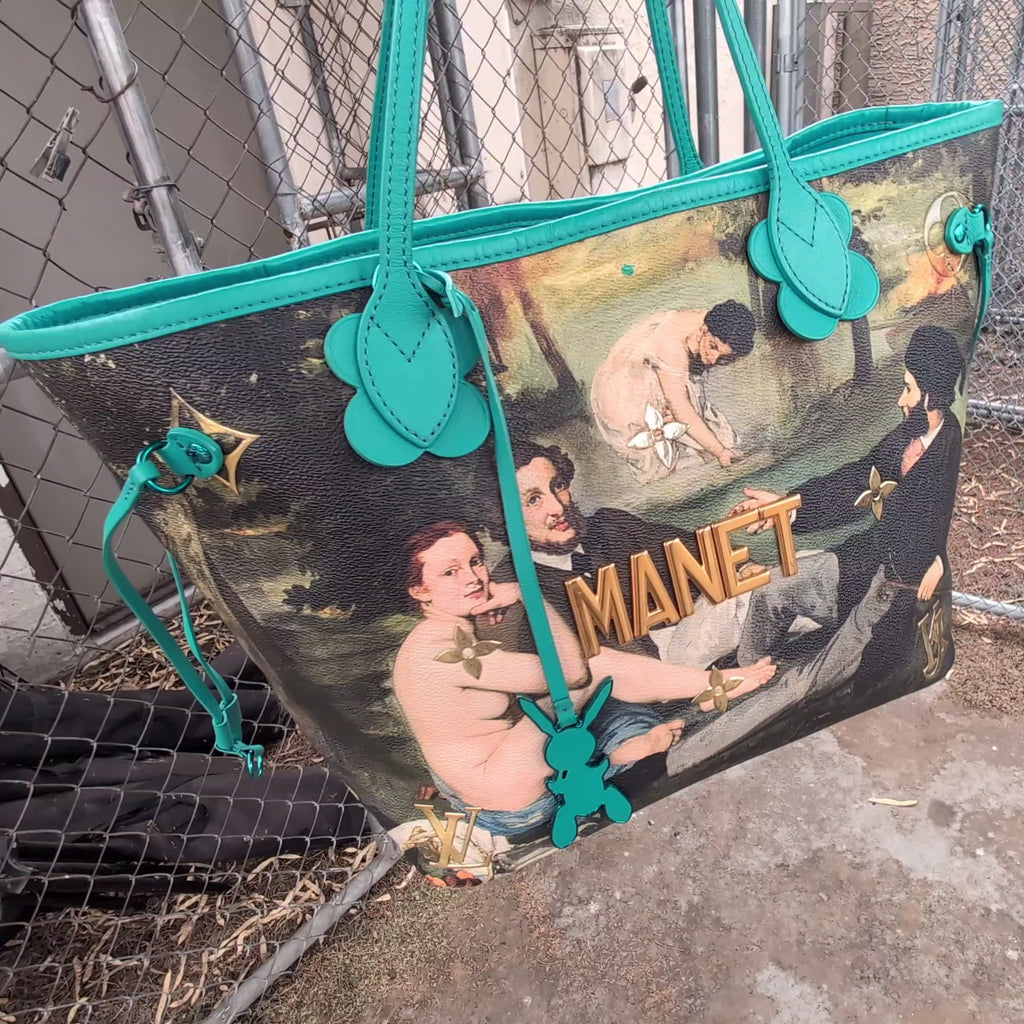 Louis Vuitton x Jeff Koons Manet Neverfull MM Tote