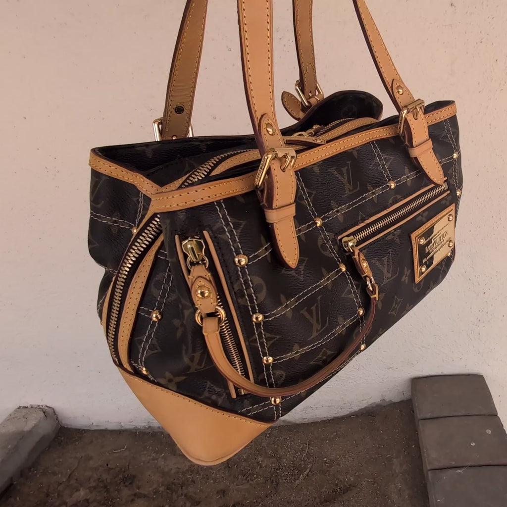 Louis Vuitton Vintage Monogram Riveting Satchel