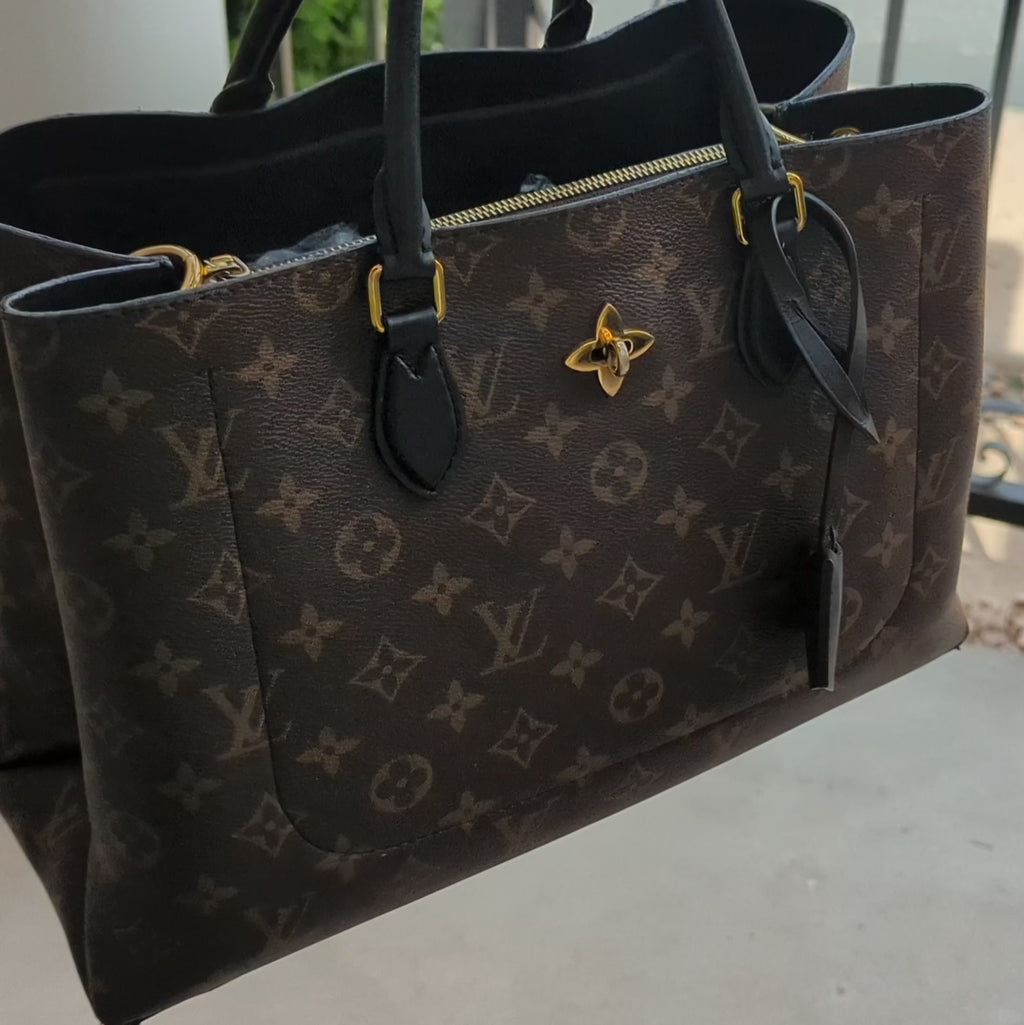 Louis Vuitton Monogram Canvas Flower MM Tote