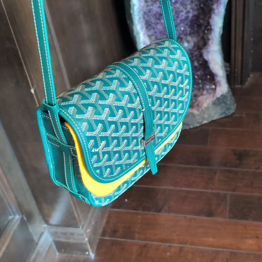 Goyard Goyardine Belvedere PM Crossbody Messenger Bag