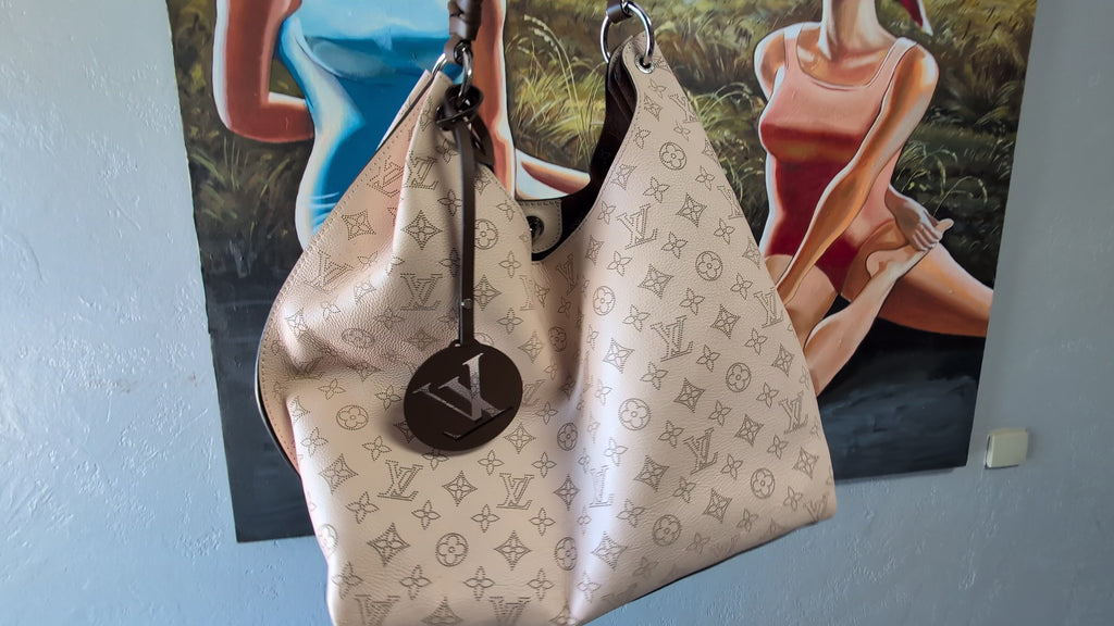 Louis Vuitton 2021 Mahina Caramel Galat Hobo Bag