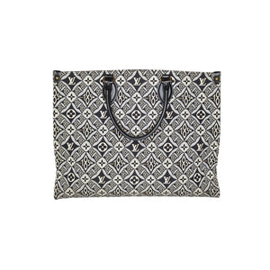 Louis Vuitton Jacquard Since 1854 Onthego GM Grey Tote Bag 