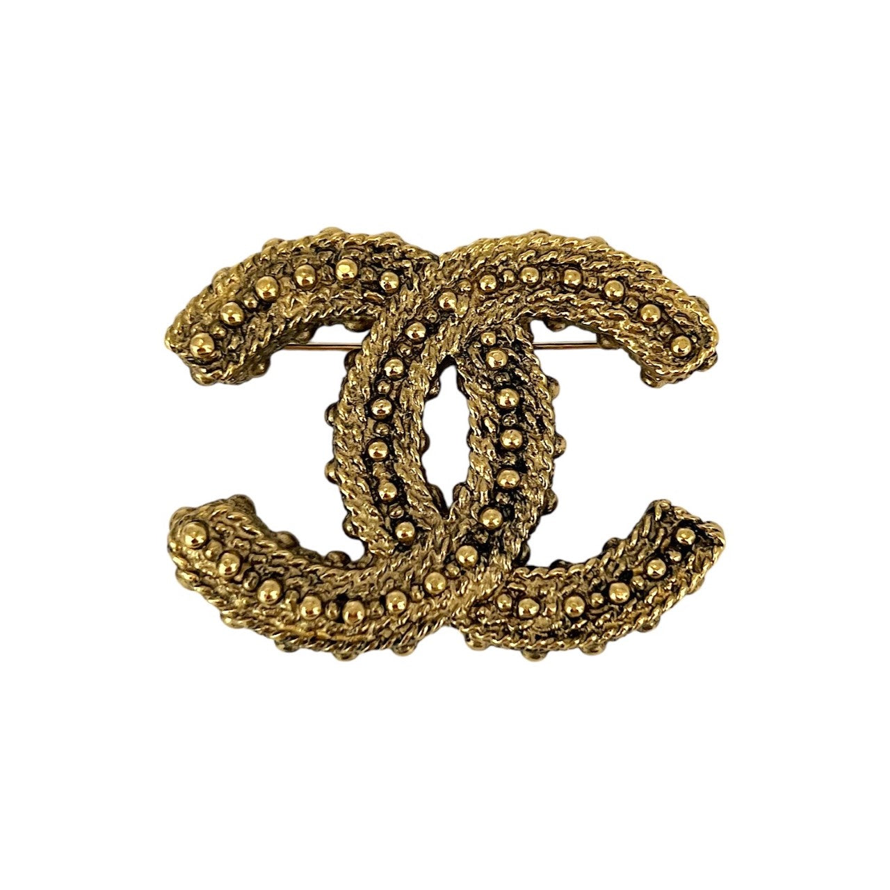 AmaflightschoolShops Revival - On Earrings - Gold Chanel Case CC