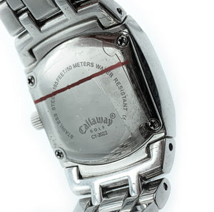 Calloway 'Golf Lady - CY2022' Stainless Steel & Jeweled Bezel Women's Watch
