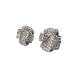 Gauthier 14K White Gold Diamond Earrings