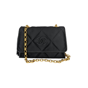 Louis Vuitton Braided Scarf Chain Bag Charm, Black, One Size