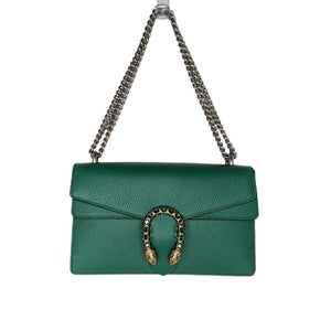 Gucci Emerald Leather Dionysus Bag | The ReLux