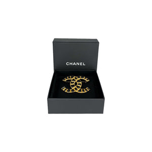 Chanel CC Enamel Brooch Pin