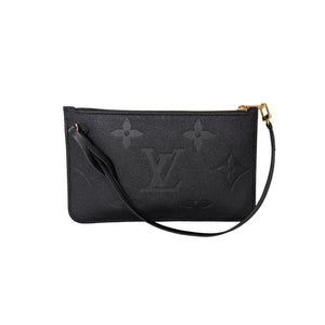 Louis Vuitton Empreinte Monogram Giant Neverfull MM Pochette Black