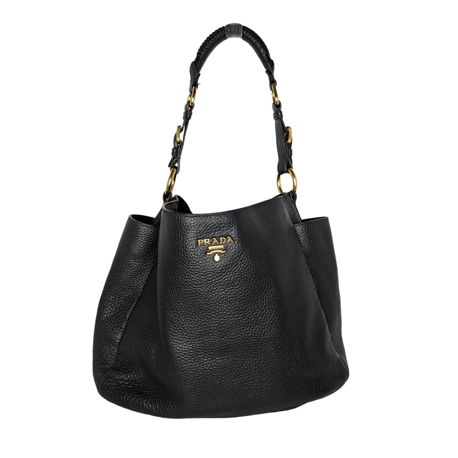 Prada Vitello Daino Hobo (SHF-23377) – LuxeDH