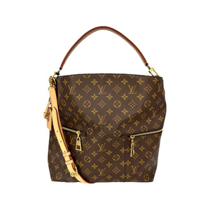 Louis Vuitton Melie Monogram Brown in Coated Canvas/Leather with