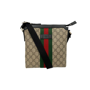 Gucci GG Canvas Web Messenger Bag