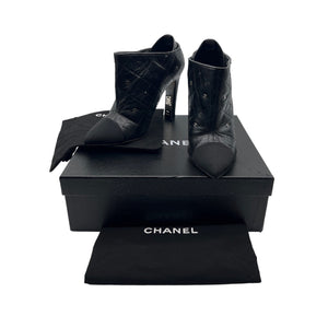 chanel ankle boots 36.5