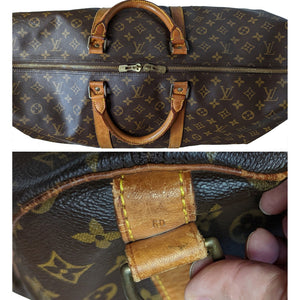 Louis Vuitton Vintage Monogram Keepall Bandouliere 60 Bag