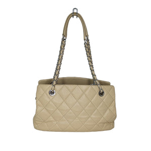 Limited Edition Chanel Timeless Shoulder Bag in white leather