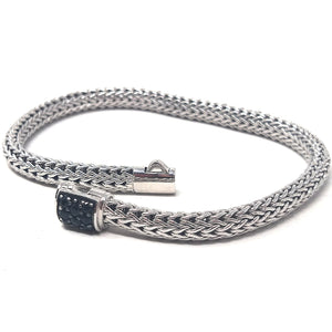 John Hardy Classic Chain Bracelet with Black Sapphire